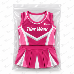 Uniforme de Porristas para Mujer, Premium, para Competencia, Tela Elástica de Alto Rendimiento, Top y Falda Deportiva Completos - Product Image 6