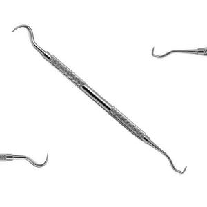 Juego de 3 piezas de raspadores dentales manuales de acero inoxidable más vendido para limpieza y relleno de dientes, certificado CE, clase By Grip Surgical - Product Image 4