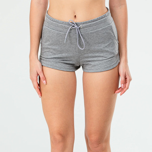 Shorts Deportivos Casuales para Mujer, Cintura Media, 100% Algodón, Felpa, Personalizables, para Entrenamiento, Gimnasio y Running de Verano - Product Image 5