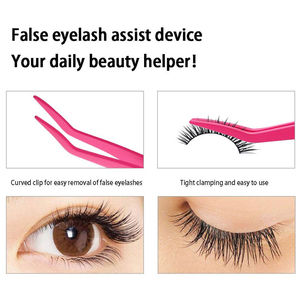 Pinzas de Precisión Antideslizantes con Punta Fina, Hechas a Mano, de Acero Inoxidable de Lujo para Dar Forma a las Cejas - Product Image 3