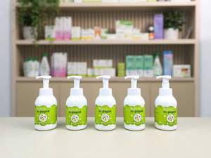 Mousse nettoyante pour biberons Dr. Papie, ingrédients d'origine végétale, sûre, douce, nettoie en profondeur le lait/la graisse/les irritations - Product Image 3