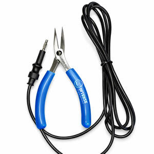 Alicates con Conexión a Tierra de Grado Profesional, Herramienta para Fabricación de Joyería Permanente, Acero Inoxidable de Alta Calidad, Diseño Antiestático - Product Image 2