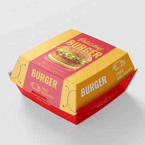 卸売りエコフレンドリーカスタマイズホットフードバーガーフライドチキン寿司ケーキベーカリーチョコレートクッキーブラウニーペーパー梱包箱 - Product Image 6