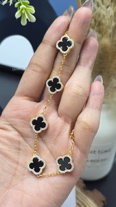 925 Silver Elegant Black Cover <b>Bracelet</b> VVS Moissanite Stone Halo Minimal Luxury <b>Bracelet</b> - Product Image 2