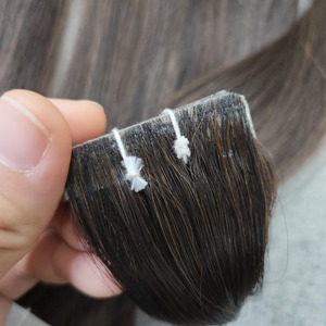 Dream Hair T03 Cheveux vierges vietnamiens sans produits chimiques, extensions adhésives 36 pouces, trame simple, lisses naturels, toutes couleurs, logo personnalisé - Product Image 1