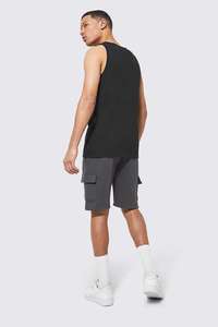Pantalones Cortos Deportivos para Hombre, Resistentes, con Logotipo Personalizado, de Algodón, Transpirables, Esenciales para el Gimnasio - Product Image 2
