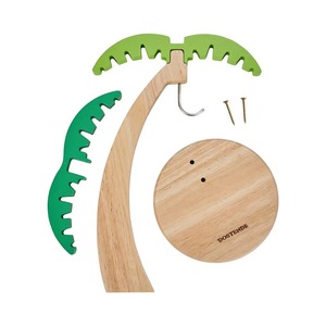 VETNOR Support à bananes en bois en forme de palmier, panier de rangement suspendu pour fruits, écologique, design mignon - Product Image 3