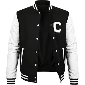 Veste d'hiver pour homme, veste de style letterman avec ceinture en tricot côtelé, veste de style letterman personnalisée pour homme, design privé, veste de style letterman pour homme - Product Image 5