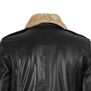 Chaqueta de Cuero para Hombre de Alta Calidad, Chaqueta de Invierno Clásica, Abrigo de Cuero Duradero, Servicio OEM ODM, Proveedor Mayorista - Product Image 6