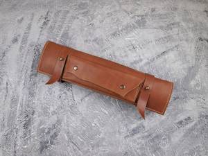 Sac de Chef en Cuir pour Couteaux, Professionnel, Multifonction, Anti-odeur, Protection, Portable, Léger, Organisateur de Rangement d'Outils - Product Image 4