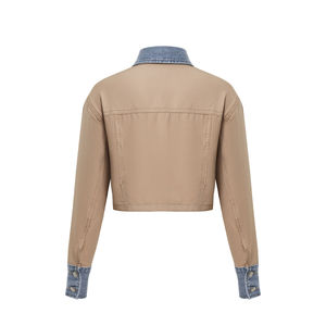 Camisa Vaquera a Cuadros Vintage para Mujer, Estilo Occidental, Informal, Transpirable, Diseño Simple, para Todas las Temporadas - Product Image 2