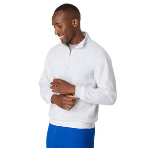 Sudadera de Forro Polar con Cierre de Cremallera de un Cuarto para Hombre, 100% Algodón, Informal, de Invierno, con Logotipo Personalizado, OEM, al por Mayor, Chaqueta Lisa - Product Image 5