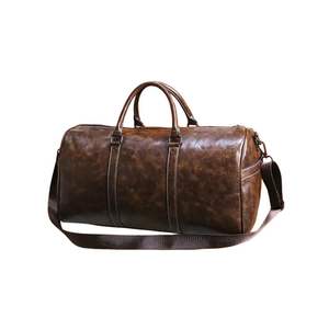 Low MOQ Design Your Own Leather Duffle Bags Different Style Fashion Wear Leather Duffle Bags For Online sale in low price - Product Image 2