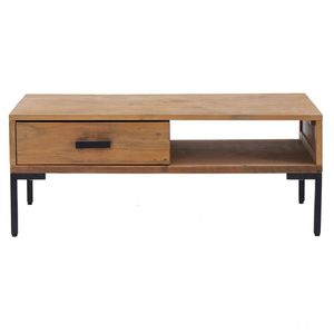 Tavolino in legno massello di pino 35.4 \ "x19.7 \" x13.8 \ "-elegante e resistente - Product Image 3