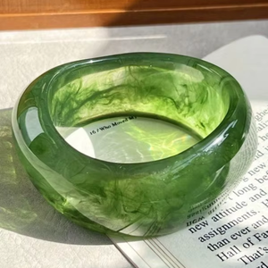 Customizable Resin <b>Bangles</b> <b>Set</b> || Lightweight, Fashionable Jewelry with Elegant Patterns BY AFZA ENTERPRISES - Product Image 1