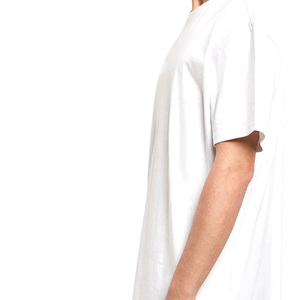 Men's <b>White</b> 100% Cotton T-Shirt Short Sleeve O-Neck Regular Fit Casual Blank Canvas Nonwoven Solid Color <b>Plain</b> Dyed Quick Dry - Product Image 3