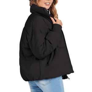 Private Label Outdoor Fashion Wear <b>Women</b> Casual <b>Lightweight</b> <b>Puffer</b> <b>Jacket</b> Solid Pattern Waterproof Windproof Winter Wear Zipper - Product Image 5