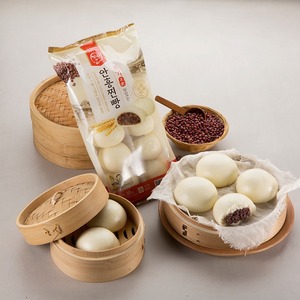 [MILWON] Boulette de pâte coréenne surgelée à la fève rouge, petit-déjeuner, collation, boulette vapeur Anheung - Product Image 5
