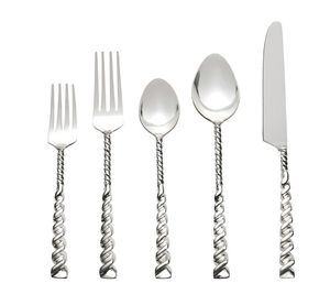 Golden Bamboo Flatware Set High Mirror Polish Dishwasher <b>Safe</b> Wedding Tableware Fork Spoon <b>Knife</b> Elegant Design Wholesale Price - Product Image 3