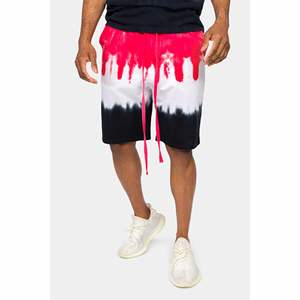 Ensemble T-shirt et short tie-dye pour homme, 250G, confortable, coupe décontractée à épaules tombantes, grandes tailles, tenue de détente pour homme - Product Image 2