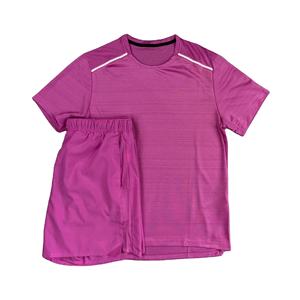 Conjunto de Pantalones Cortos de Dos Piezas Personalizados para Hombre, Tendencia 2026, Camiseta y Pantalones Cortos Transpirables de Algodón y Poliéster, Atuendo Casual de Verano - Product Image 1