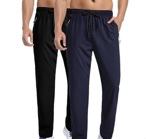 Pantalones Deportivos para Hombre, Cintura Elástica con Cordón, Bolsillos Laterales, Secado Rápido, Ligeros, Casuales, de Poliéster Tejido, para Primavera - Product Image 6