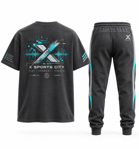 Vêtements de sport et d'équipe pour hommes, vêtements d'e-sport |   Noir, gris et six variations de couleurs |   Fabricant OEM ODM |   X Sports City | - Product Image 2