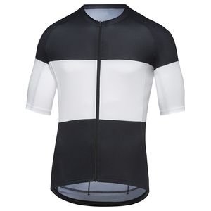Maillot de cyclisme pour homme à manches courtes en Spandex/Polyester extensible avec impression par transfert thermique, personnalisable pour la route et le VTT - Product Image 4