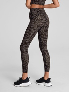 Leggings de yoga taille haute pour femmes, effet push-up, extensibles, pour l'entraînement, avec tissu anti-humidité - Product Image 5