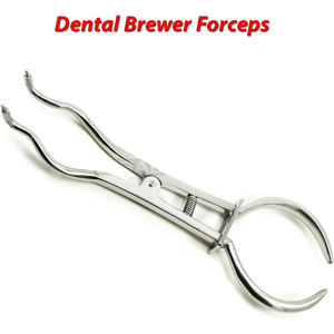 Pinces dentaires Brewer 17 cm, pinces de barrage endodontiques, instruments dentaires de qualité supérieure allemande, réutilisables, instruments médicaux généraux - Product Image 4