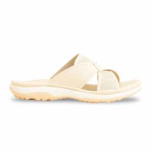 Pantoufles de sport pour femmes beige PU0375 - Product Image 4