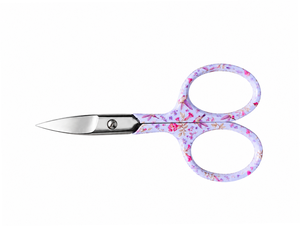 Ciseaux de broderie multifonction professionnels DIY 4,5 pouces, lisses, OEM, motif floral lavande, en acier inoxydable tranchant pour artisanat - Product Image 5