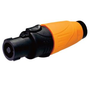 Connecteur de haut-parleur en ligne femelle 35A, broche en laiton étamé pour applications audio et vidéo - Product Image 1