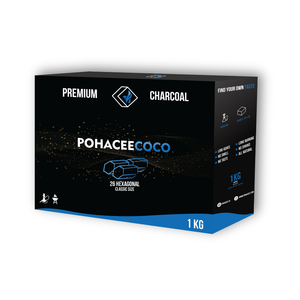 Briquetas de Carbón Negro 100% de Cáscara de Coco para Fumar Hookah, Calidad Premium, Mayor Duración (2-4 Horas) - Product Image 1
