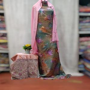 Nouvelle robe exclusive en tissu de velours somalien traditionnel, jacquard, sergé, uni, pour les soirées de dames - Product Image 1