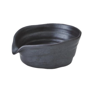 Tazón de Matcha de Cerámica Yamaki Ikai al por Mayor, Estilo Wabi Sabi Redondo, Negro, 300 ml, Reutilizable para Preparar Té - Product Image 5