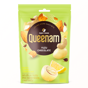 Mejor Fabricante Mayorista de Dragees de Yuzu, Nueces de Almendra y Anacardos Cubiertos de Chocolate 150G, Snacks HALAL, Servicio OEM/ODM, Buen Precio, Envío Global - Product Image 1