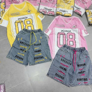 Conjunto de dos piezas de verano para mujer, ropa cómoda, natural, a la moda, lavable, con empaque personalizado, de fabricante vietnamita. - Product Image 3