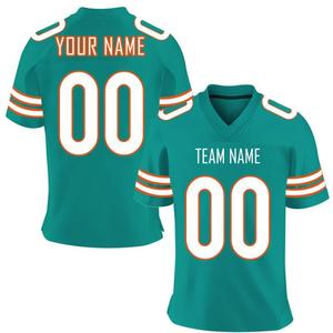 2026 Wholesale Custom Mesh V Neck <b>Tshirts</b> Sublimation American Football Jersey Man High Flexibility Football Uniform - Product Image 6