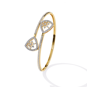 Geometric Emerald Cut Natural Stone Claw Set 18K <b>Solid</b> <b>Gold</b> Chain & Link Bracelet Unisex Hiphop Wedding Style - Product Image 1