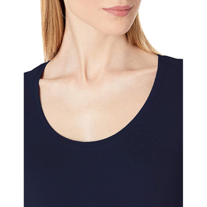 Ropa de Mujer al por Mayor Personalizada, Nueva Camiseta de Verano de Cuello Redondo y Color Sólido, Top de Jersey Estampado para Todas las Temporadas - Product Image 3