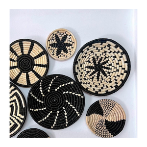 Custom Natural Seagrass Wall Hanging Plate Handmade Woven Home Decor Sustainable Eco Friendly Vietnamese Handicraft Product - Product Image 4