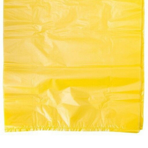 Bolsa de Plástico Amarilla Sólida con Logotipo Personalizado, Bolsa de Compras para Ropa, Se Acepta Impresión Personalizada con Asa de Lazo - Product Image 2