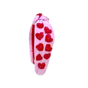 Exclusive Valentine Day Special <b>Headbands</b> for Girls | Custom Design Hairbands | Seed Beaded <b>Headbands</b> for Valentine's Day - Product Image 1