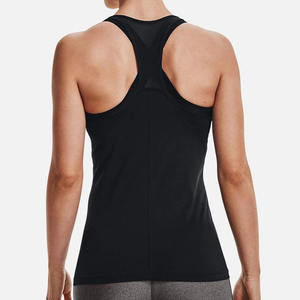 Camisetas sin mangas transpirables con cuello en V para mujer, ajustadas, sin espalda, con logo frontal, ropa deportiva de primavera 2026 - Product Image 3