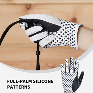 High Quality Best Quality Leather Horse Riding <b>Gloves</b> Reinforced Stitching Durable Equestrian Equipment for Men Women - Product Image 3