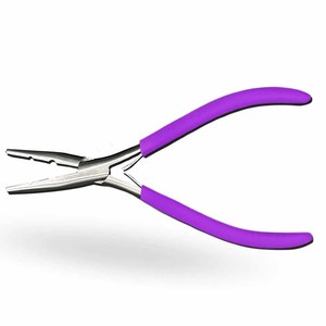 Pince à micro-anneaux pour extensions capillaires de haute qualité, avec fonction de maintien, emballage personnalisé, logo, meilleur prix, outil en acier inoxydable de qualité chirurgicale - Product Image 3