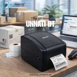 Best Quality Unnati Ultra Premium Direct Thermal Barcode Label Printer with <b>USB</b> Bluetooth <b>Ethernet</b> Connectivity For Sale - Product Image 1