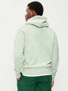 100% Cotton Hoodies Blank <b>Thick</b> <b>Fleece</b> Heavy Weight Oversized Hoodies Custom Print Logo Men's Hoodies & Sweatshirts - Product Image 3
