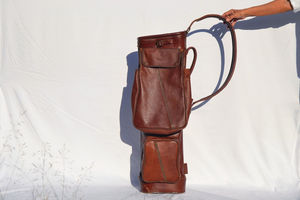 Sac de golf en cuir, logo personnalisé, couleur personnalisée, taille personnalisée, cuir de vachette, sac de golf de haute qualité - Product Image 2